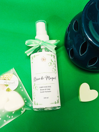 Parfum de Linge BRIN DE MUGUET - Brume de linge artisanale naturelle