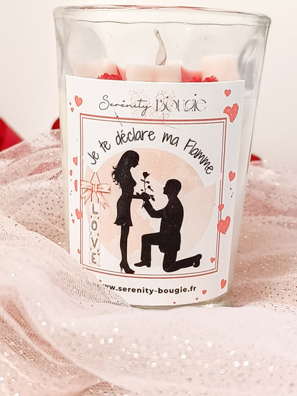 bougie parfumée saint valentin