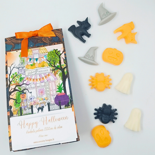 Coffret Halloween fondants parfumés Happy halloween