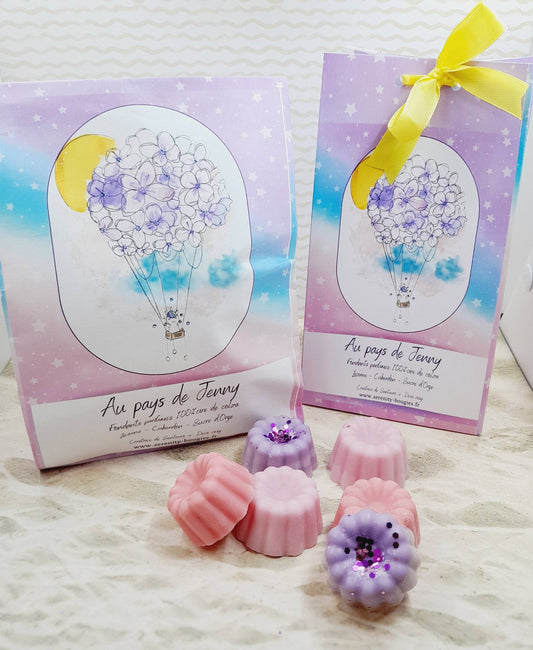 Pack de Fondants parfumés x6  - Collection AU PAYS DE JENNY  - série limitée - 3 parfums