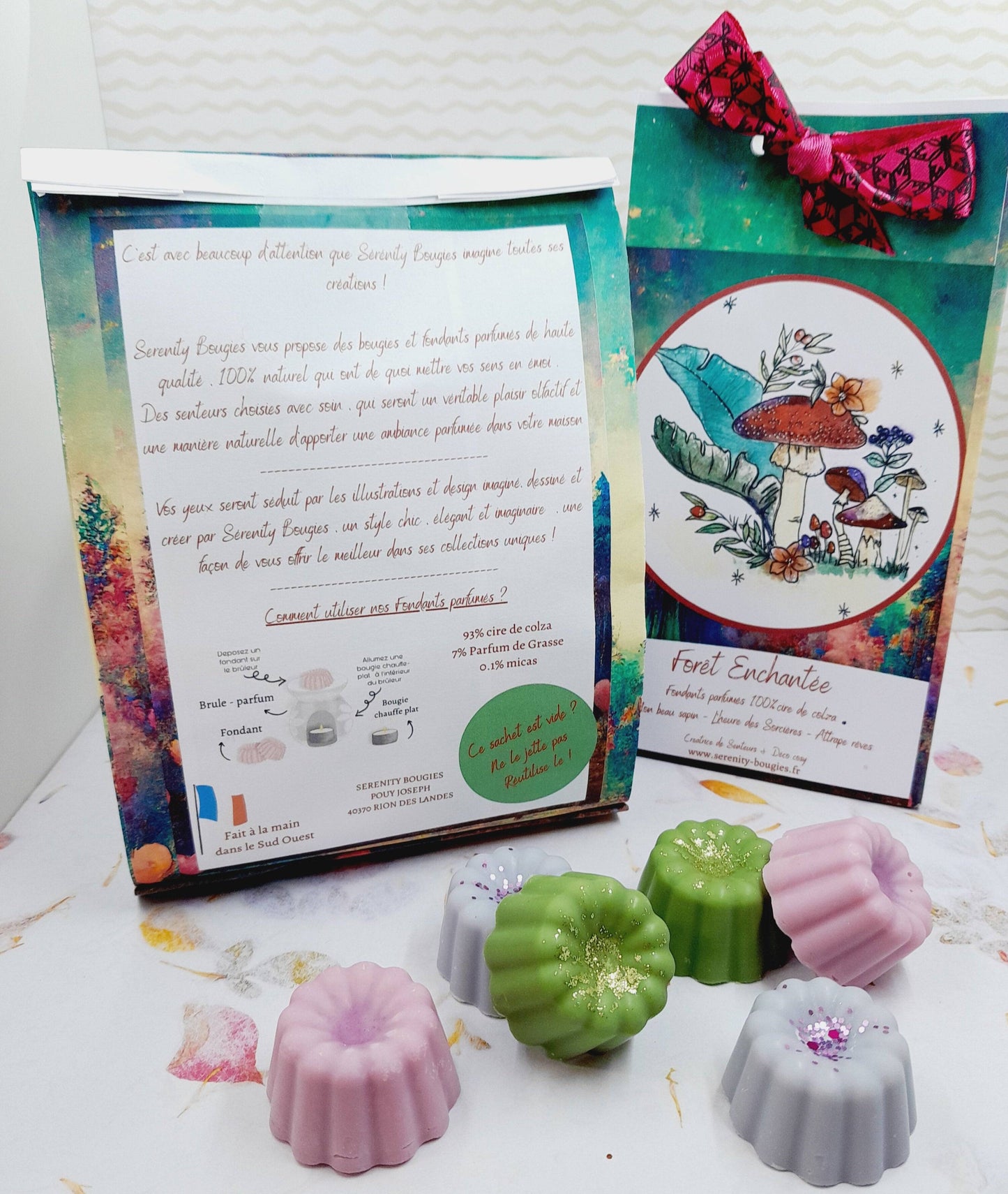 Scented Fondant Pack x6 - ENCHANTED FOREST Collection Limited Edition - 3 Geschmacksrichtungen