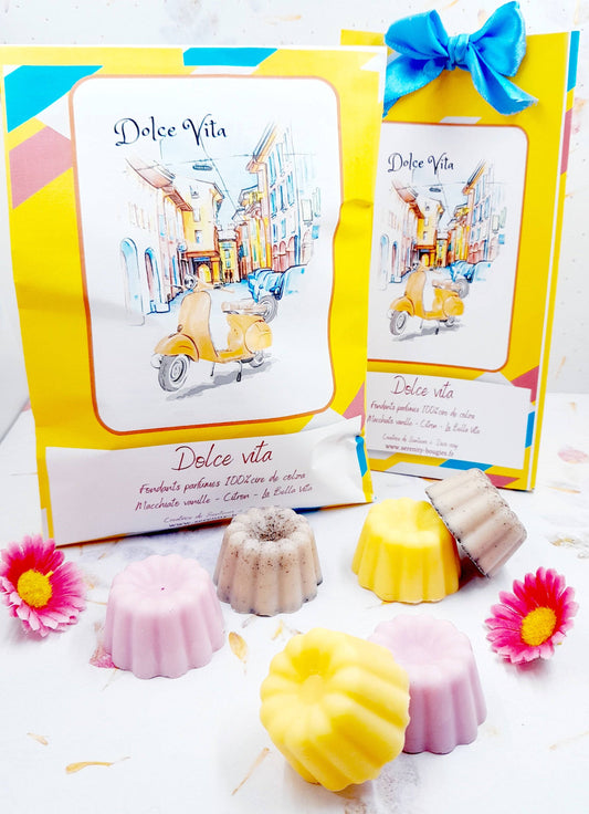 Duftfondant-Pack x6 - Kollektion LA DOLCE VITA - Limited Edition - 3 Geschmacksrichtungen