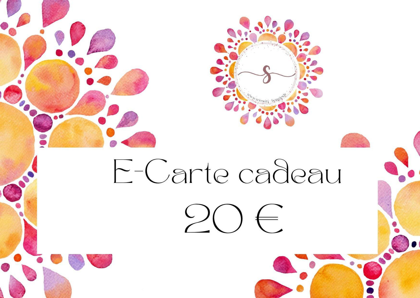 E-Carte cadeau 20€