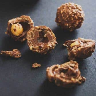 Dufttörtchen ROCHER PRALINE - Natürlicher handgemachter Wachskiesel 100% Sojawachs - Séréniy Bougie